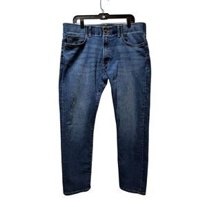 Lee Extreme Motion MVP Slim Taper Jeans Men’s 38x32 Blue Stretch Denim